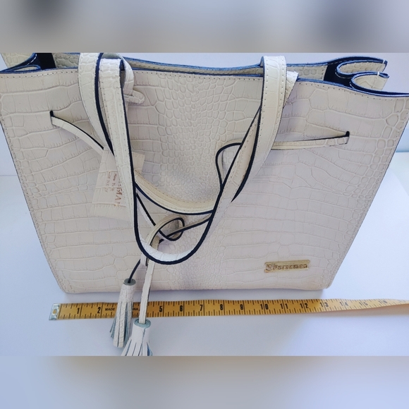 Persaman New York Cream Tote Bag - Picture 10 of 12